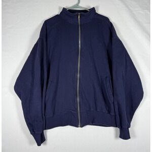 Vintage 1990s L.L. Bean Russell Athletic Full Zip Sweatshirt Made In USA Large